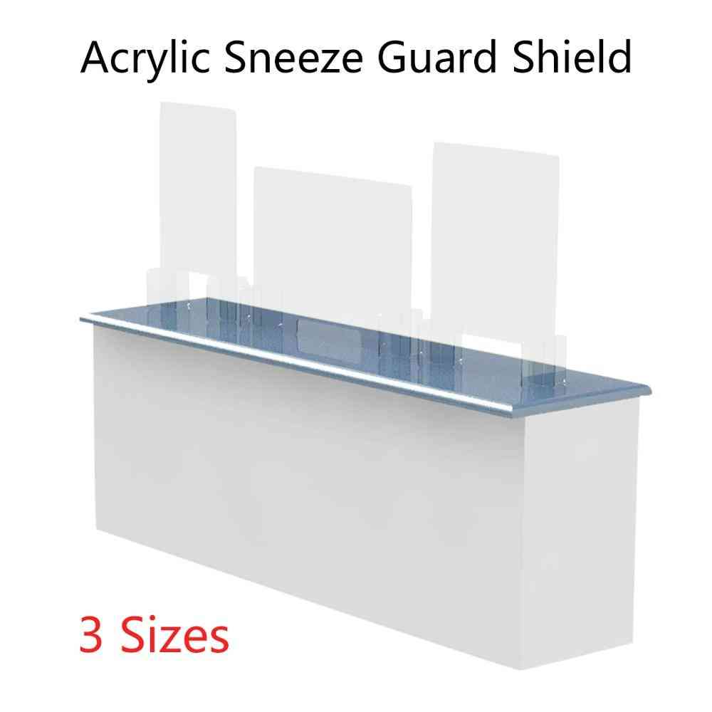 Acrylic, Sneeze Guard Reception Shield