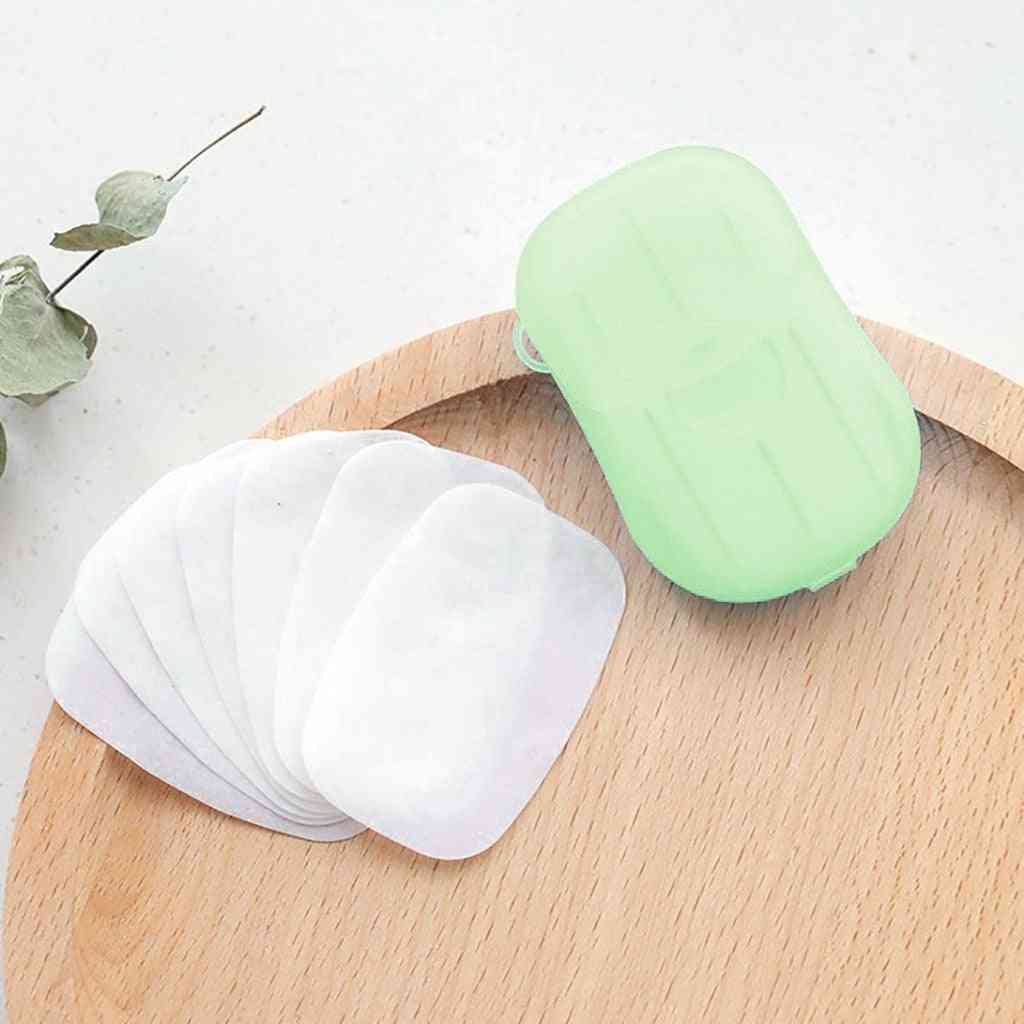 Disposable Hand Washing Paper Soap With Mini Storage Boxe