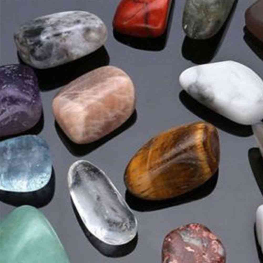 אבן קריסטל טבעית מלוטשת אבן צ 'אקרה ריפוי - מלאכת קישוט אבנים פופולריות