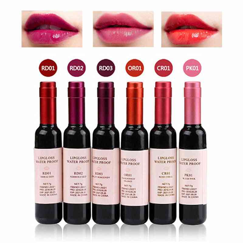 Wine Red Korean Style Lip Tint Baby - Pink Lip Makeup Liquid Lipstick