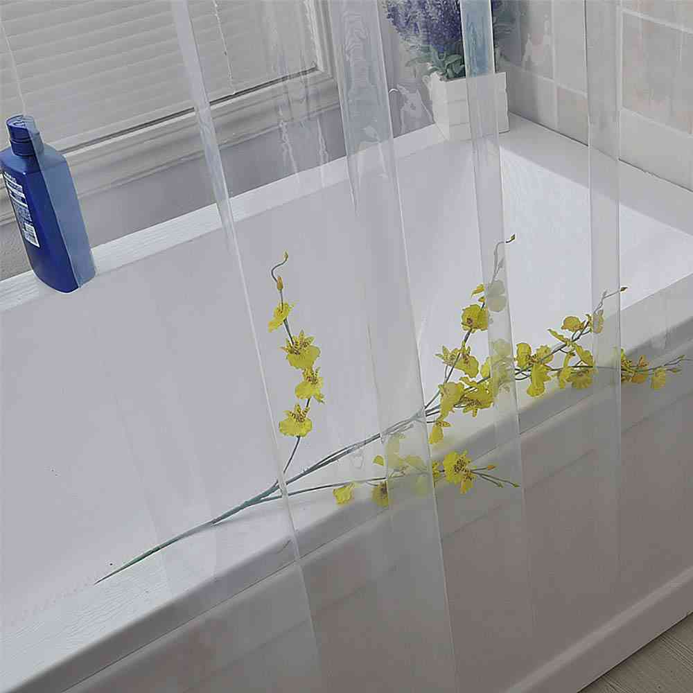 Liner transparente wasserdichte Kunststoff-Duschvorhänge für Badezimmer
