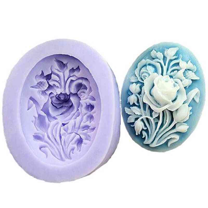 Flower Design Mold For Soap, Sugarcraft And Choclates Making