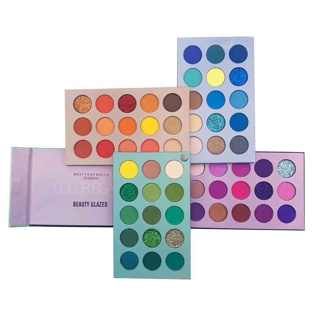 Paleta de sombras maquiagem colorida - estúdio de cores 35color
