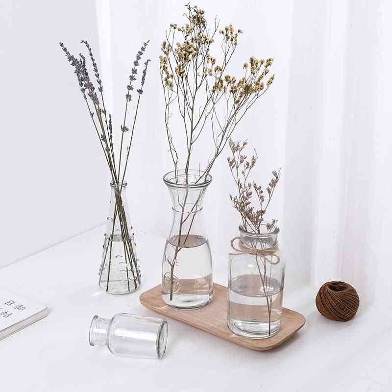 Einfache kreative Glas Hydroponik Pflanzen Vase - Home dekorative Tabelle transparente Blumenvase