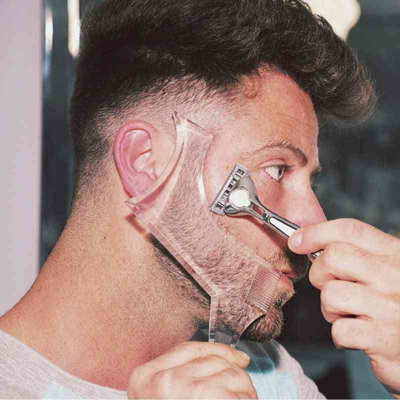 Muškarci oblikovanje brade, predložak za oblikovanje češalj - dvostrani