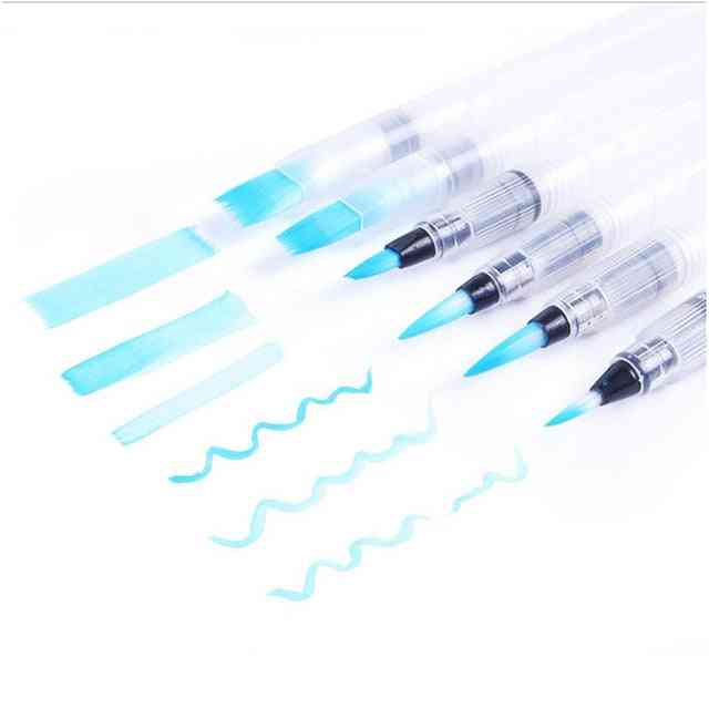 Water Color Brush Pencil Portable Paint Brush Set - Soft Watercolor Brush Ink Pen For Painting/drawing