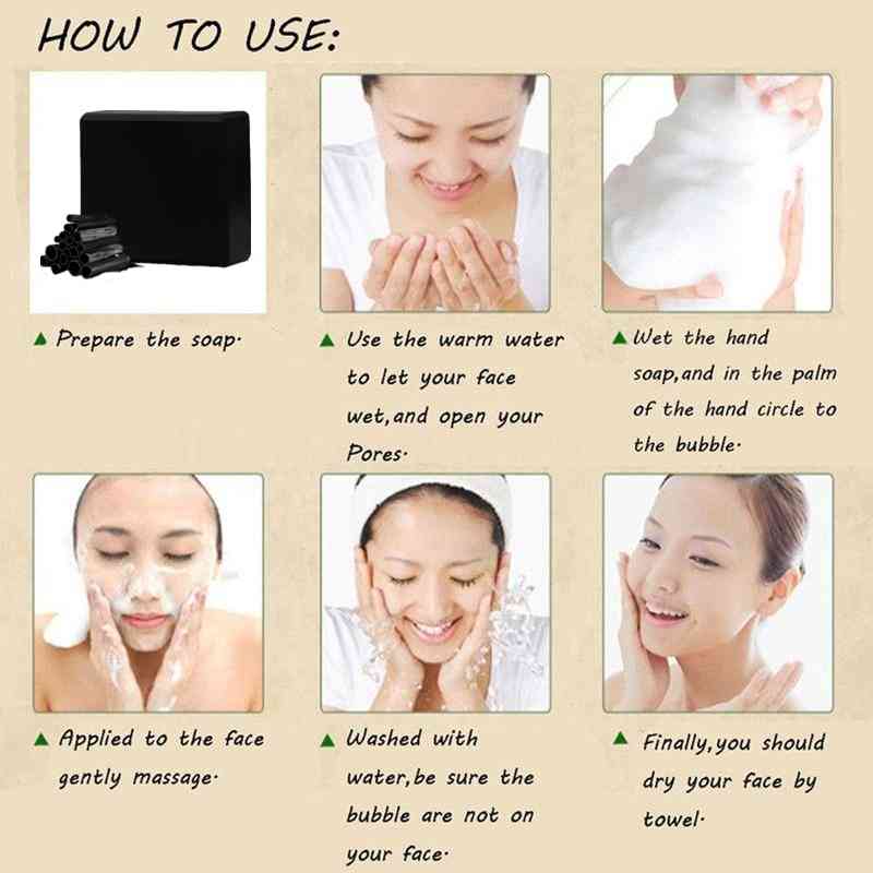 Albire facială săpun curățare profundă - control ulei ridicare fermă spălare a feței