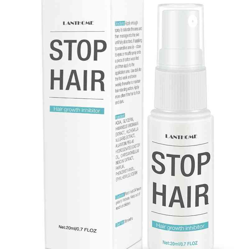 Permanent Painless Hair Removal Spray - Stop Hair Growth Inhibitor Shrink Pores