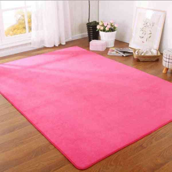 Solid Color, Modern, Thick Carpet For Living Room - Crawling Mats For Home Decoration