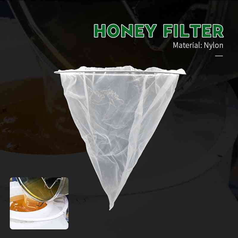 Filtre de flux de miel maille forme de cône en nylon passoire d'apiculture en fibre purificateur de filet d'abeille apiculteur outils de ruche équipement d'abeilles
