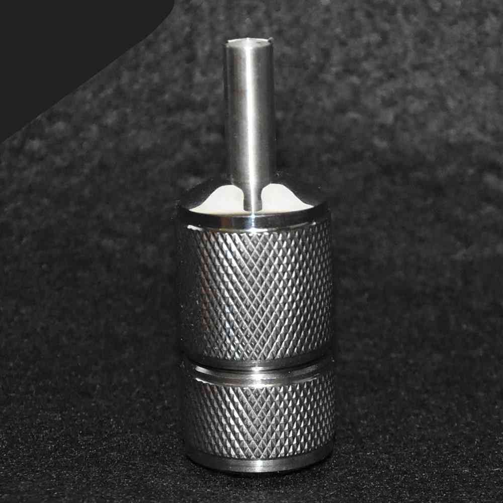 One Premium Stainless Steel Tattoo Grip With Back Stem