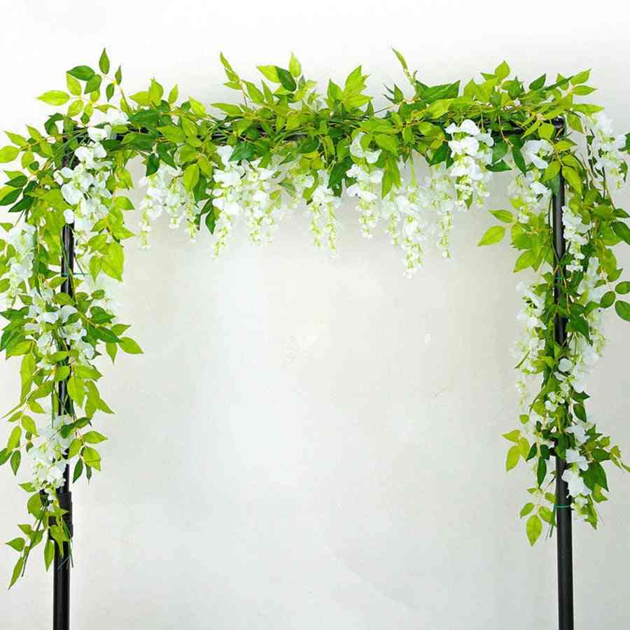 Artificial Wisteria Flowers-garland For Wedding And Decoration