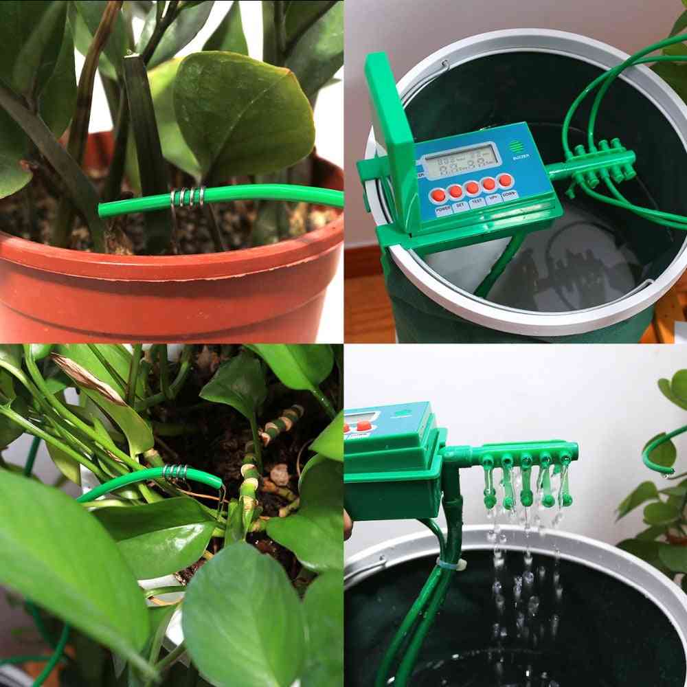 Automatische micro thuis druppelirrigatie gieter kits systeem sprinkler met slimme controller voor tuin, bonsai indoor gebruik -