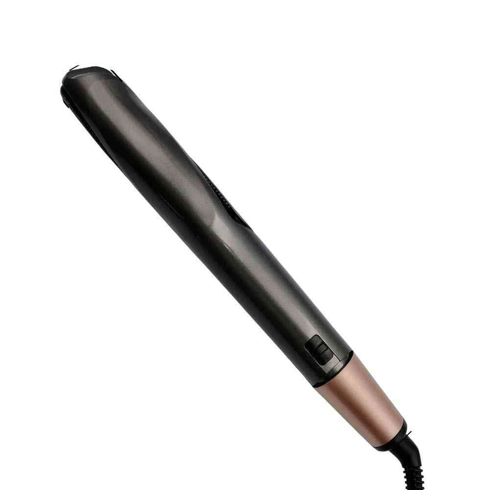 Styler elettrico a onde per capelli lisci e arricciati in ferro piatto 2 in 1 con display a led - nero / us