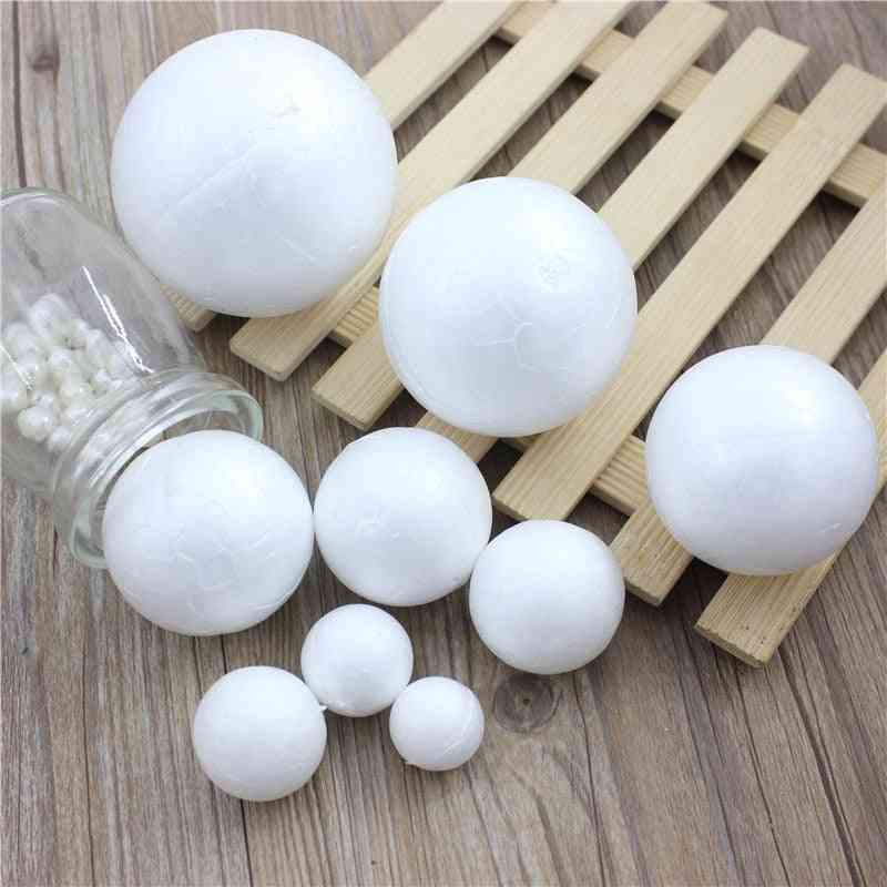 Polystyrene Styrofoam Foam Ball - White Craft Balls For Diy Christmas Party Decoration