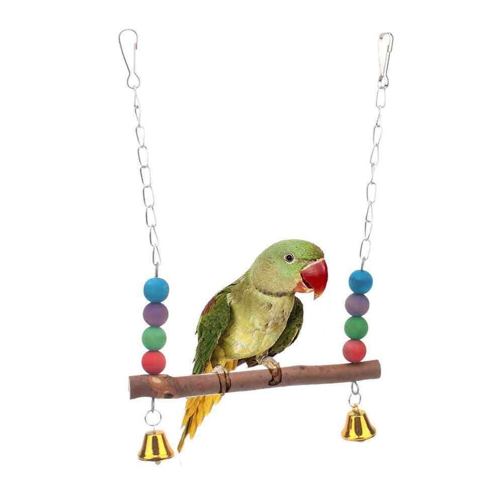 Pipifren loros juguetes y accesorios de aves para mascotas columpio soporte periquito jaula gris africano vogel speelgoed parkiet