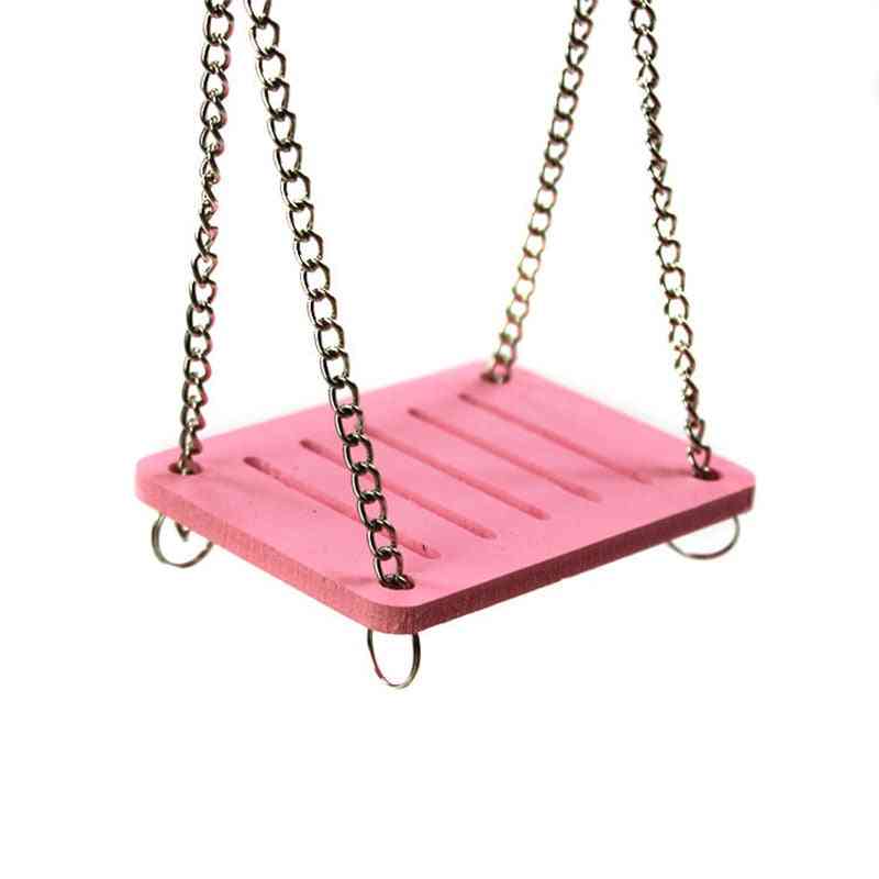 Cute Parrot Hamster Small Swing Hanging Bed Shake Suspension House Props Pet Products Toy