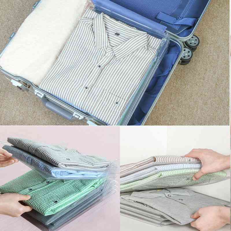 Reusable Household Fast Magical Clothes Fold Board Folder - Closet/wardrobe Drawer Stack Organizer