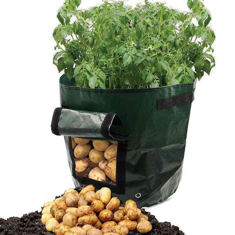 Macetas de siembra de cultivo de papa - bolsa de cultivo de vegetales de plantas para granja, hogar y jardín