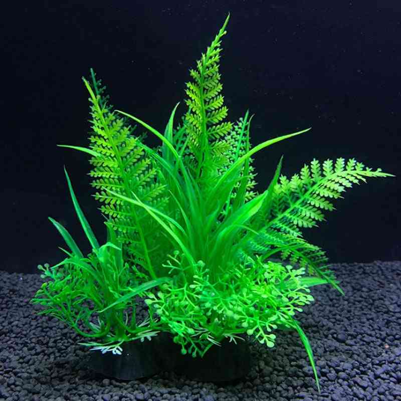 Simulazione piante artificiali decorazioni acquario acqua erbacce ornamento pianta acquario decorazione erba acquario