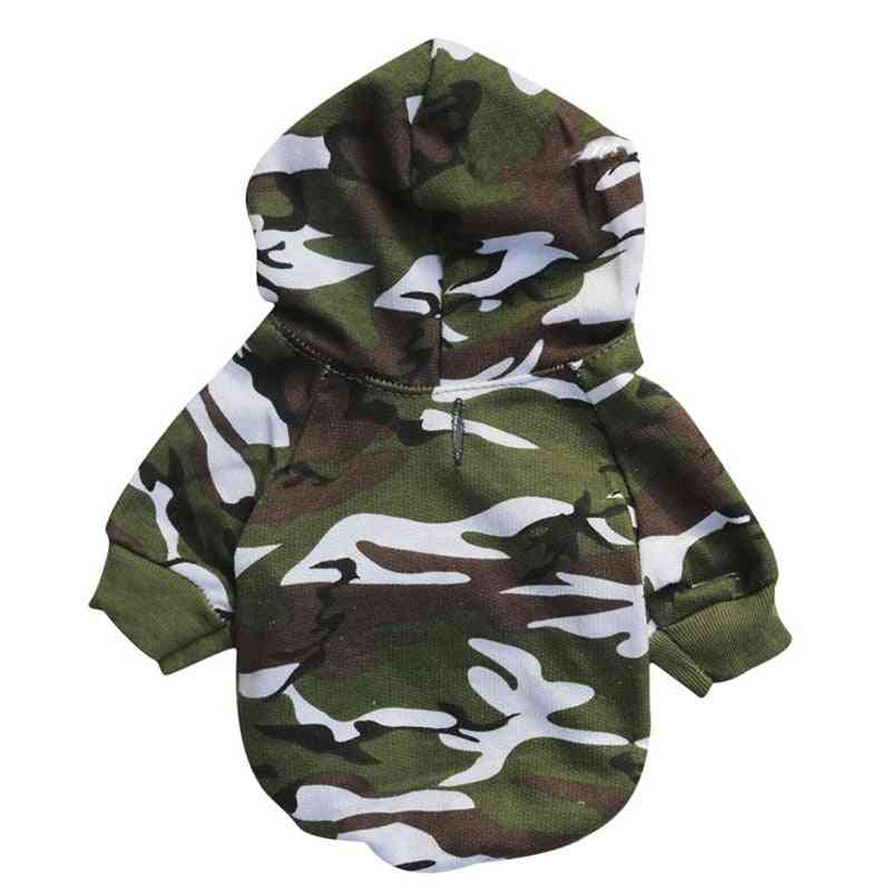 Bezpieczna ciepła odzież, bluza z kapturem, płaszcz dla buldoga francuskiego chihuahua, małego psa - granatowy security / xs
