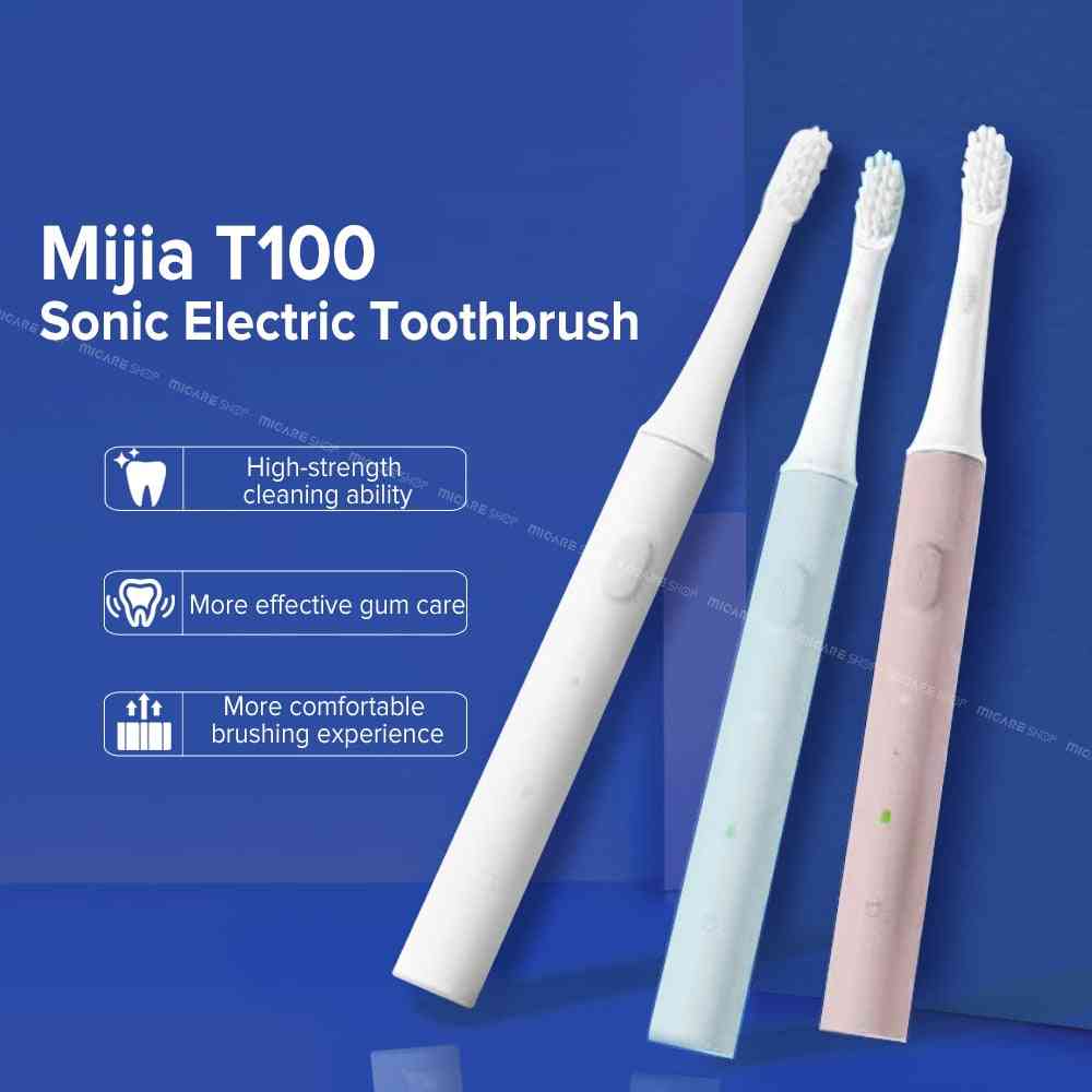 Escova de dentes elétrica, ultrassônica, automática com usb recarregável