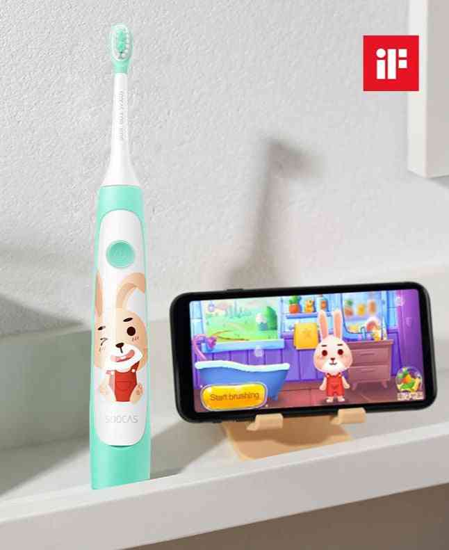 Children Electric Toothbrush For Child - Automatic Toothbrush With Wireless Charging