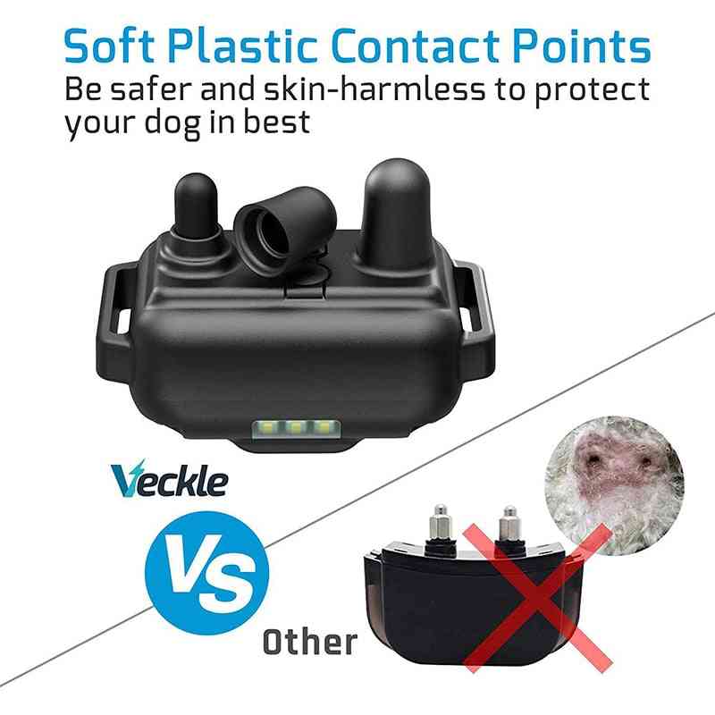 800 m elektrisk hundträningskrage med LCD-display - fjärrkontroll vattentät laddningsbara krage