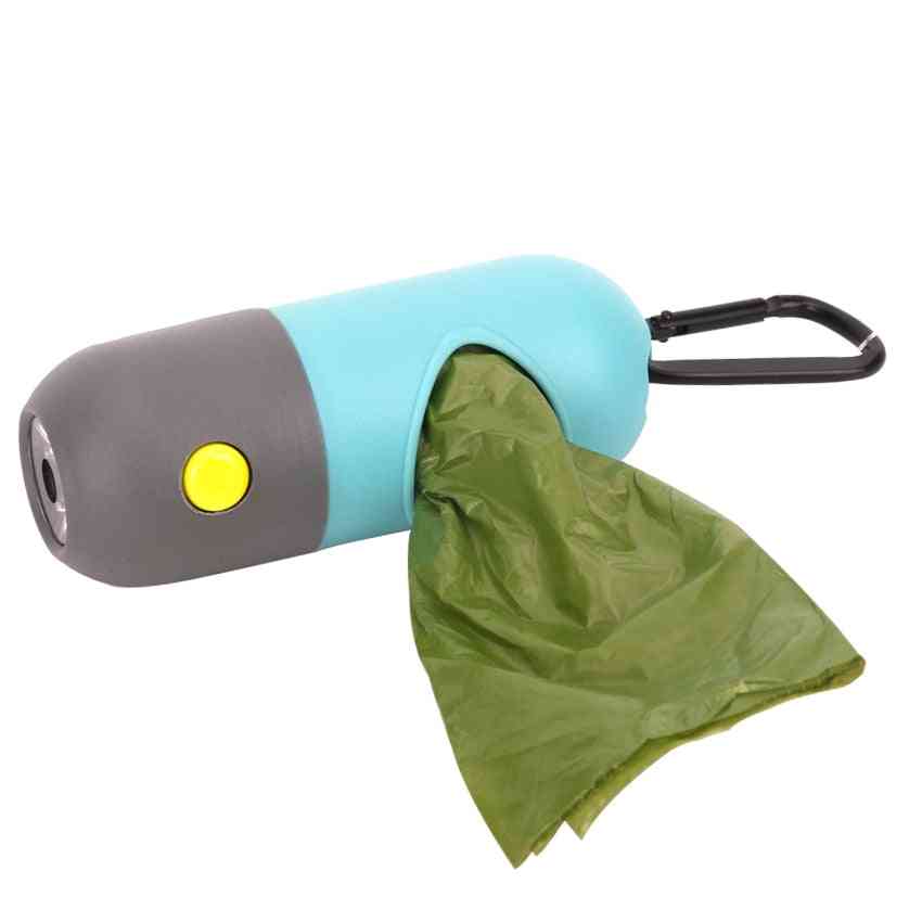 Pet Led Light Degradable Poop Bags/waste Bag Dispenser