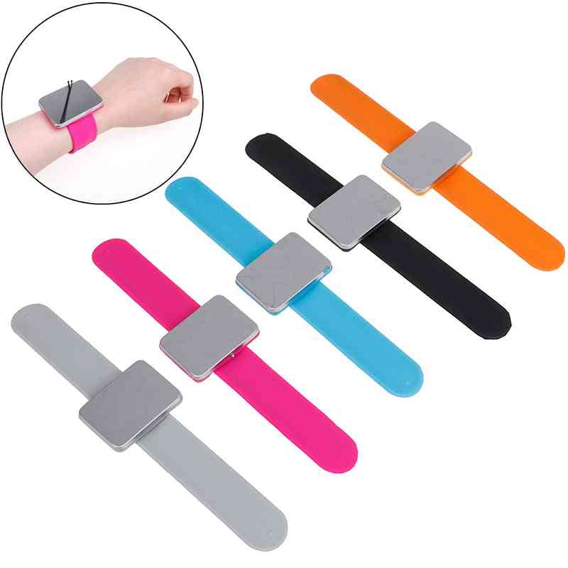 Verstellbares magnetisches Bobby Pin Armband - Armband Magnetplatte für Salon Haarstyling Clip Klemmenhalter