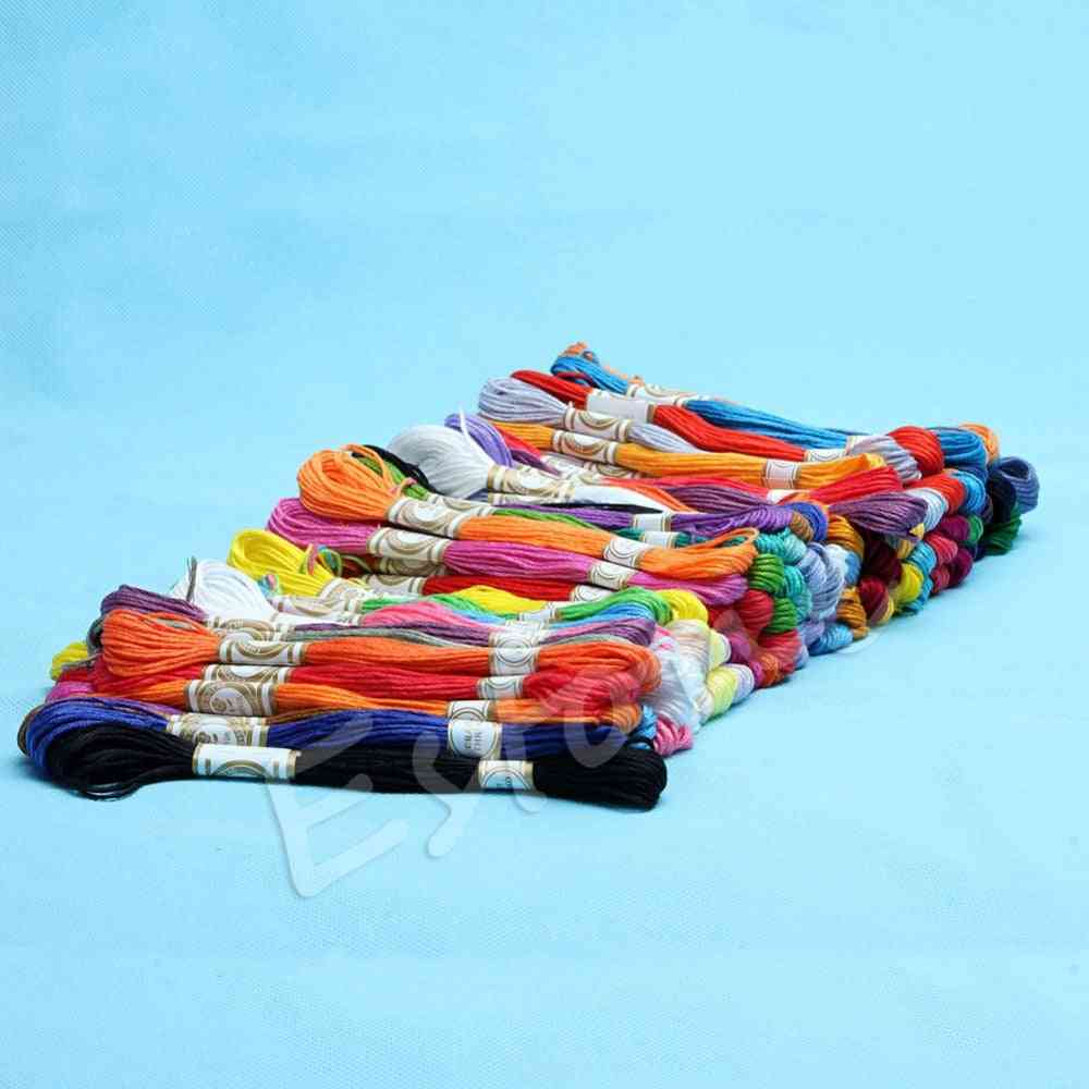 100 Pcs Multi Colors, Cross Stitch Embroidery Thread