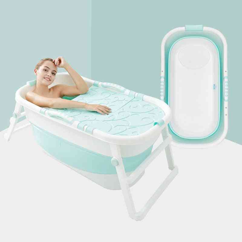 Foldable Plastic Bathtub-ergonomic Design For Adults