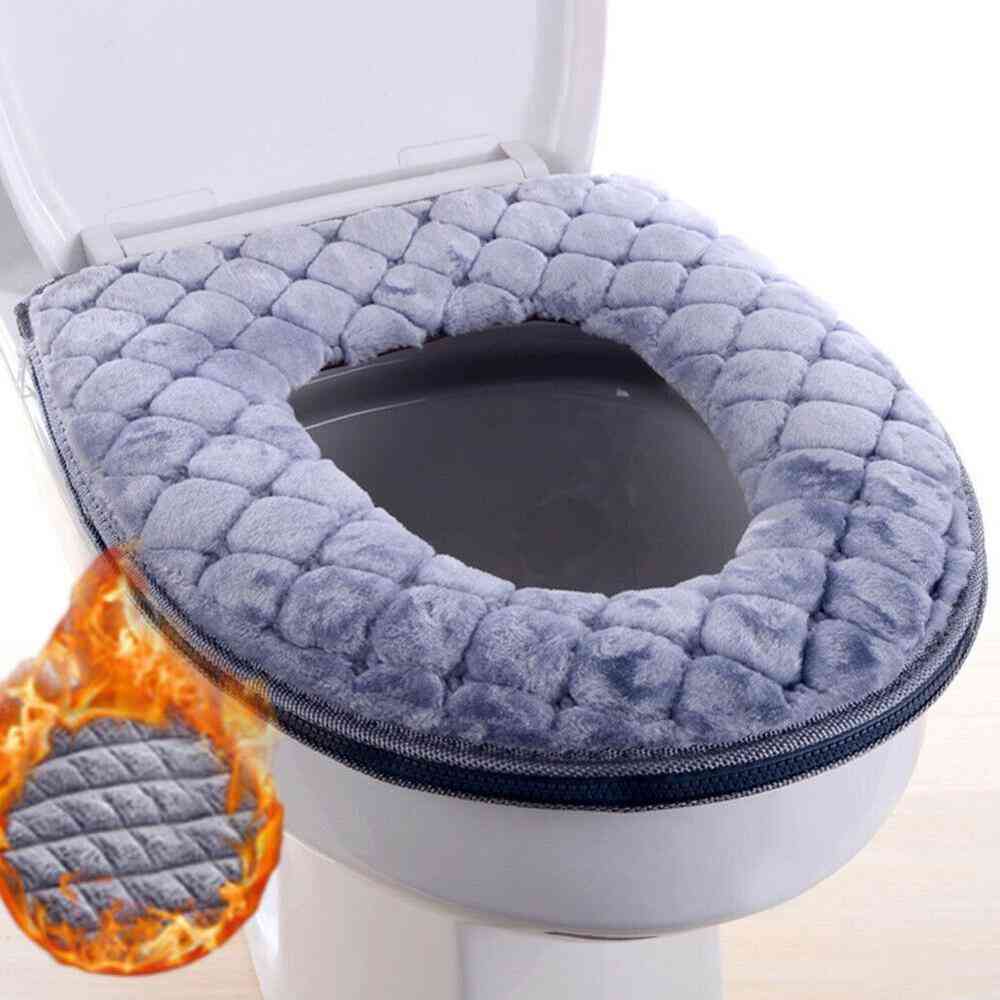 Soft Thickened Washable Warmer Toilet Mat Cover