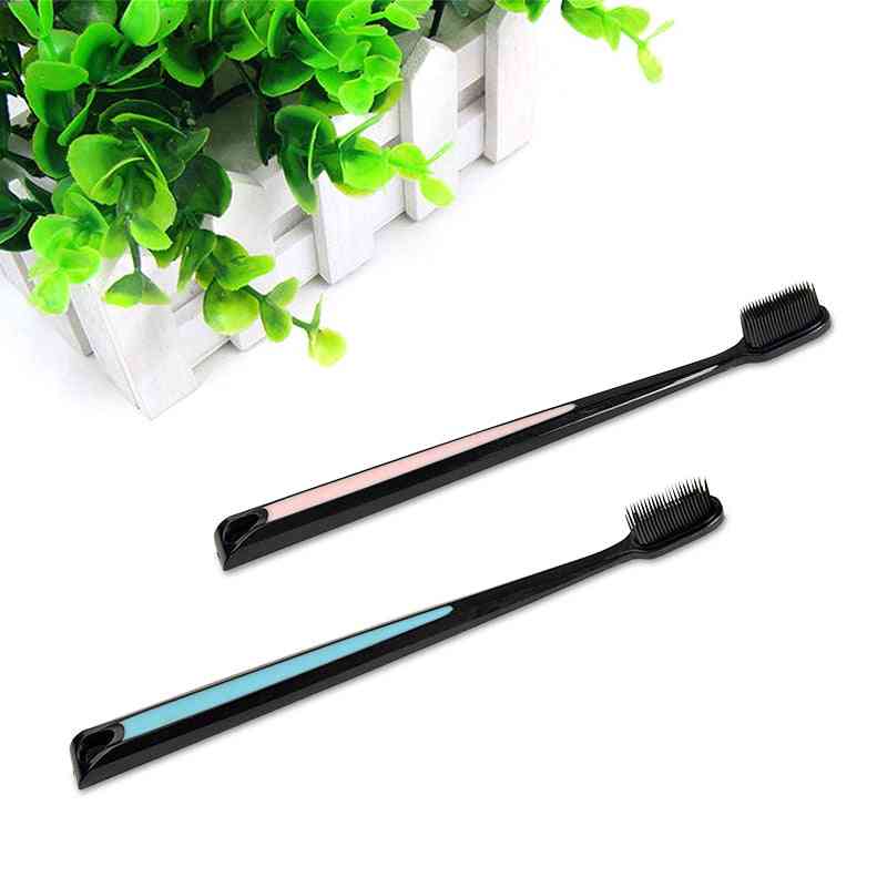 2pcs Nano Bamboo , Charcoal Tongue Cleaner - Double Ultra Soft Antibacterial Tongue Cleaner