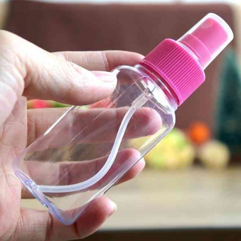 Male prazne plastične prozirne bočice s raspršivačem za šminkanje prijenosni dozator sapuna za njegu kože