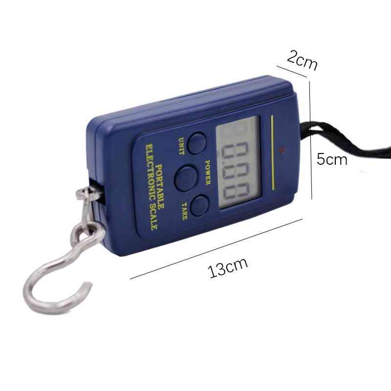 Portable Mini Electronic Digital Scale - Hanging Fishing Pocket Weight Balance Steelyard