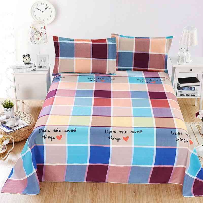 Three Piece Bed Sheet Twill Matte Multi Spec Bedding Set