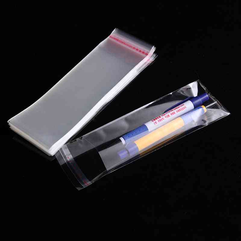 Clear Self Adhesive Small Plastic Resealing Packaging Bags For Candy, Cookie