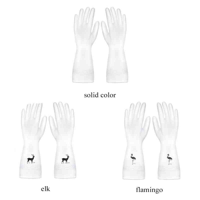 Household Dishwashing, Washing Clothes Rubber Gloves