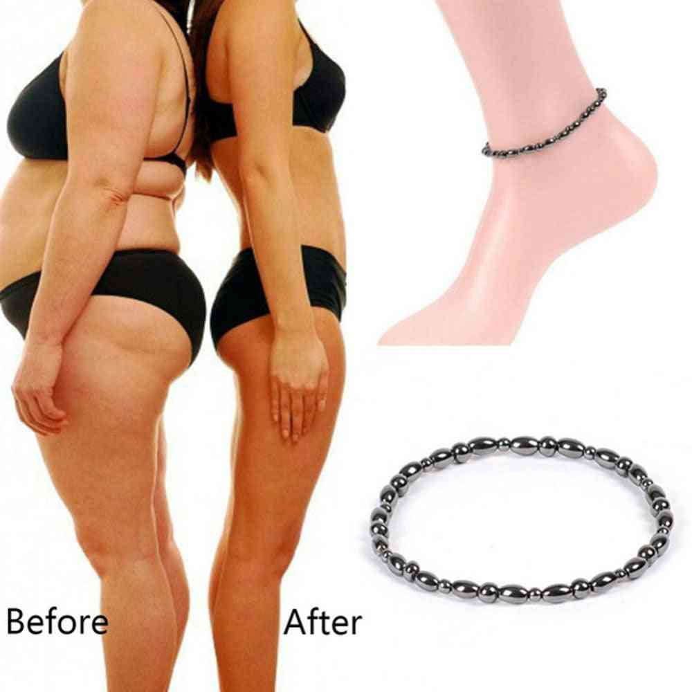 Magnetic Weight Loss Slim - Anklet Bracelet Black Slimming Stimulating Health Care