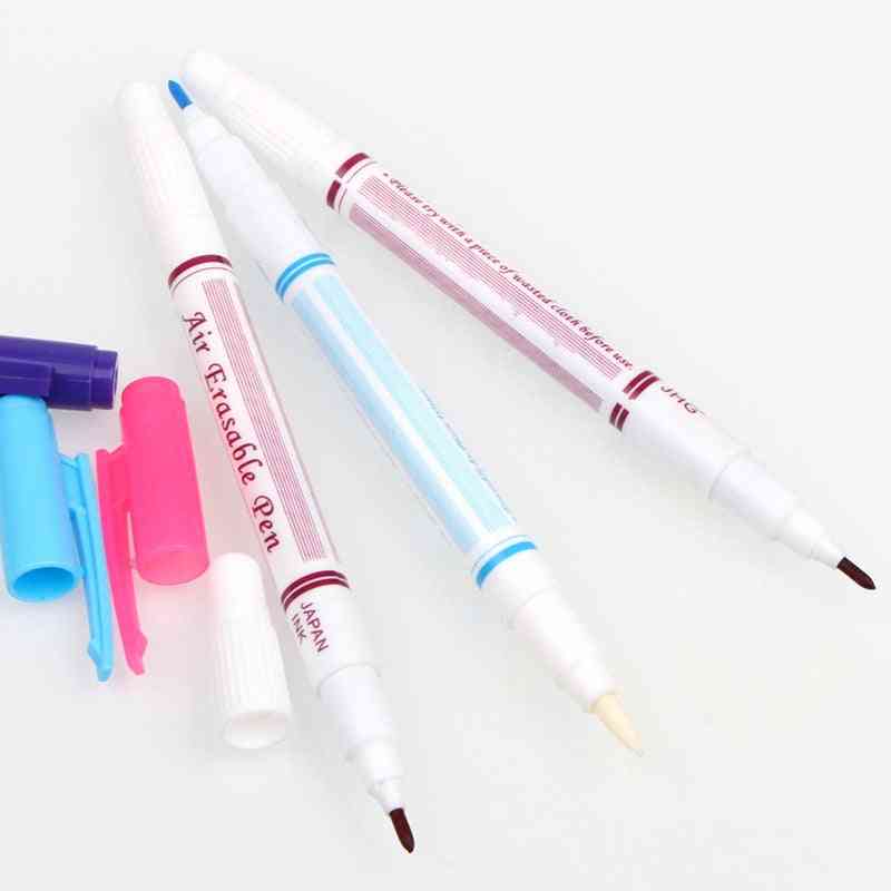 1pcs Soluble Cross Stitch Water Washable Pens Grommet Ink Fabric Marker- Marking Auto Vanishing Pen Ink