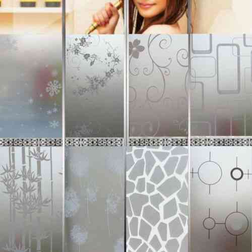 Window Door Privacy Room Bathroom Home Glass Sticker - Pvc Frosted