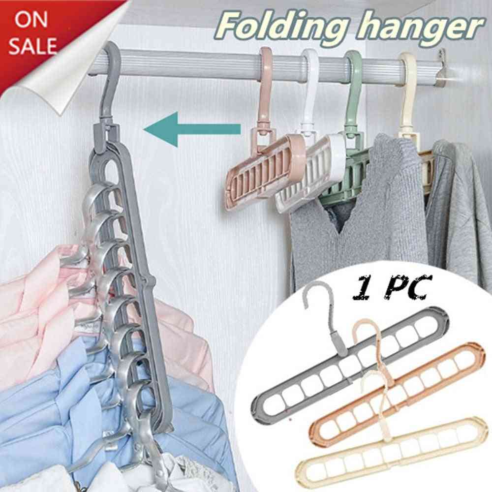 Clothes Hangers Multi Port Support Circle Magic Clothes Hanger Support Baby Coat Hanger Multifunction Plastic Drying Rack