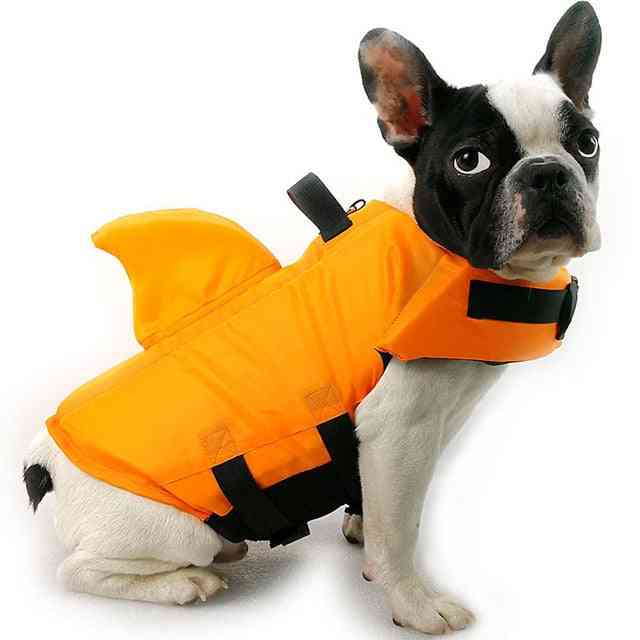 Telovnik poletni morski pes hišni rešilni jopič pasja oblačila - kopalke za pse, kopalke za hišne ljubljenčke