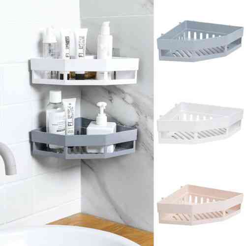 Hot Bathroom Corner Shelves Shampoo Holder - Mess Shower Organizer , Wall Holder & Space Saver