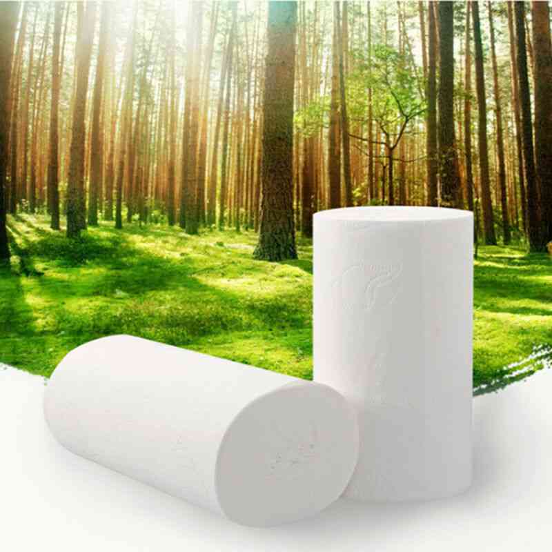 16 Rollen Toilettenpapier, 4 Schichten Toilettenbadpapier für den Hausbad Primärpapier aus Holzzellstoff, Tissue-Rolle
