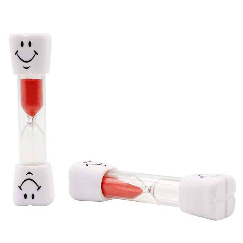 Dental Teeth Shape 3-minutes Timer Sand Hourglass Kids For Tooth Brush Timer & Sand Clock Glass