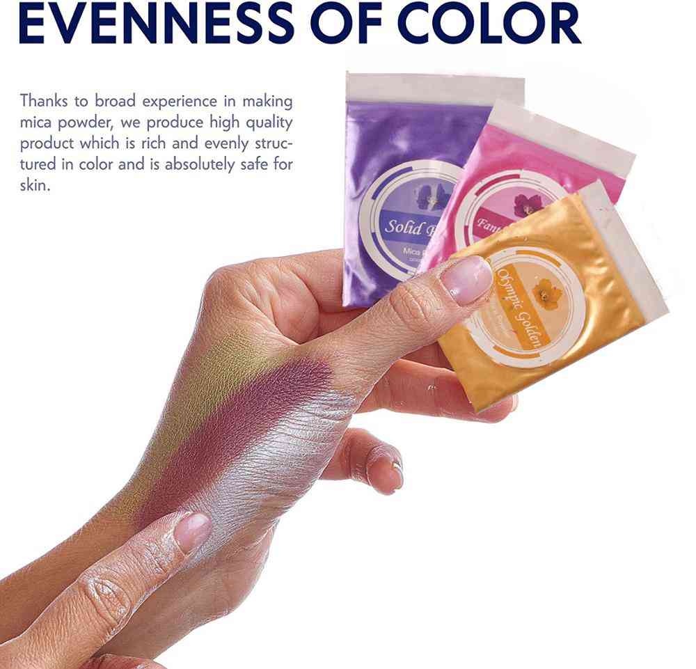 Barwnik z żywicy epoksydowej, proszek miki, materiały do farbowania mydła do rąk - QC504