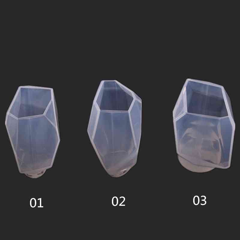 Moule de bijoux géométriques irréguliers en cristal, ornements de résine de silicone artisanat faisant la décoration