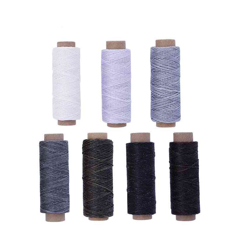 Trpežna usnjena kabel iz voščenih sukancev za samostojno šivanje in šivanje